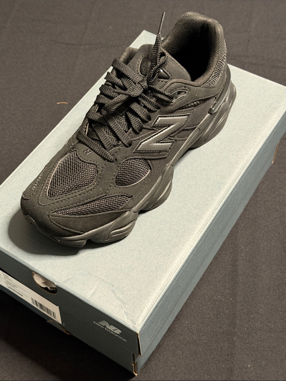 New Balance 9060 lace Black KID’S Running Sneaker